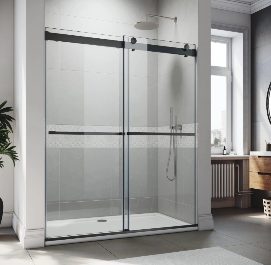 SALLY Double Sliding Shower Doors Width 1500-1600mm - 10mm