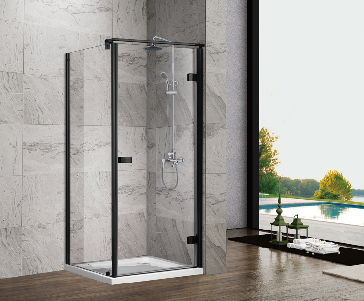 SALLY Square Enclosure with Hinge Door Width 900mm - 8mm