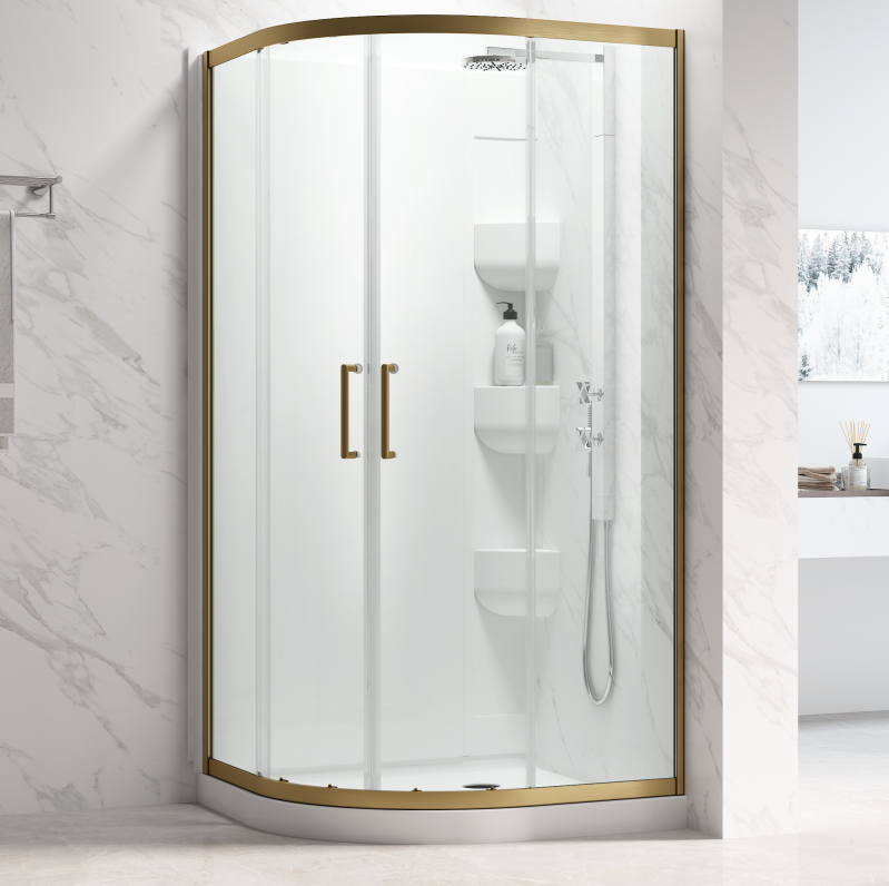 SALLY Shower Quadrant Enclosure with Sliding Doors Width 1000-1200 mm - 8mm