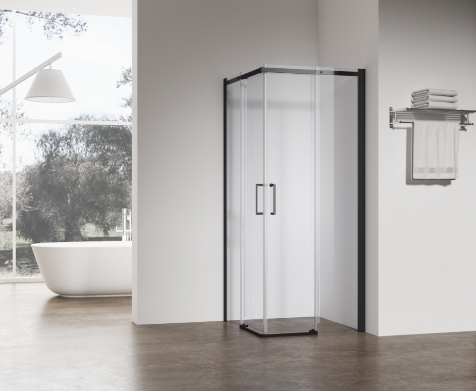 SALLY Square Enclosure with Sliding Shower Doors Width 800 x 800mm - 6mm