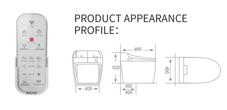 SALLY Smart Toilet 8011B