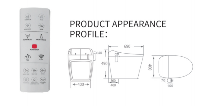 SALLY Smart Toilet 8018